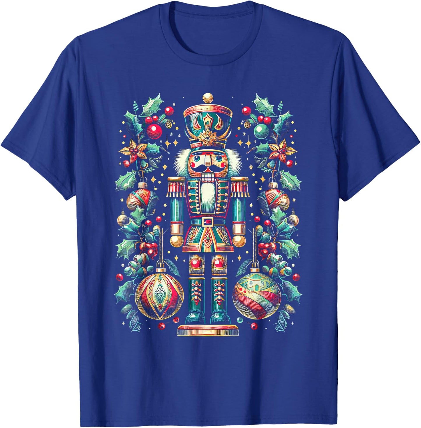 Christmas Nutcracker Merry Christmas Xmas Morning Holiday T-Shirt - T-Shirt | Royal