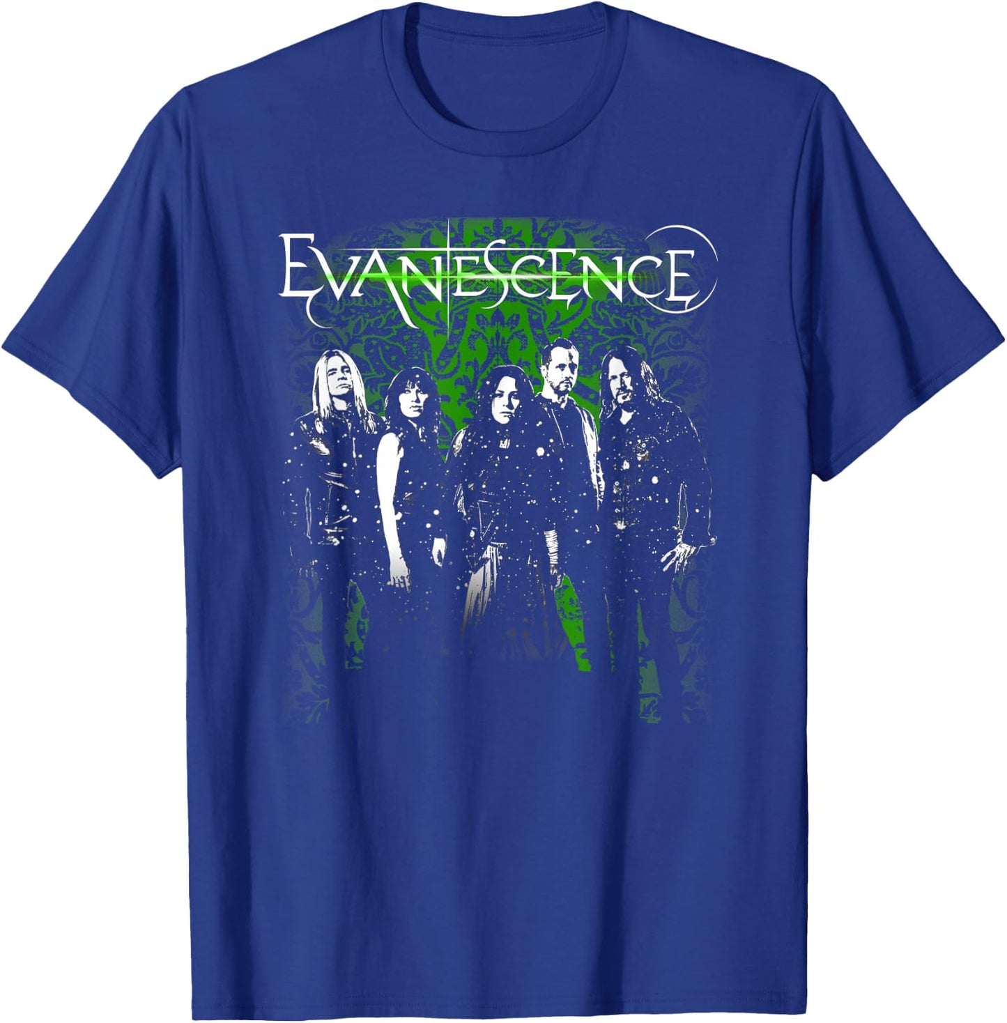 Evanescence – Band Photo Green T-Shirt - T-Shirt | Royal