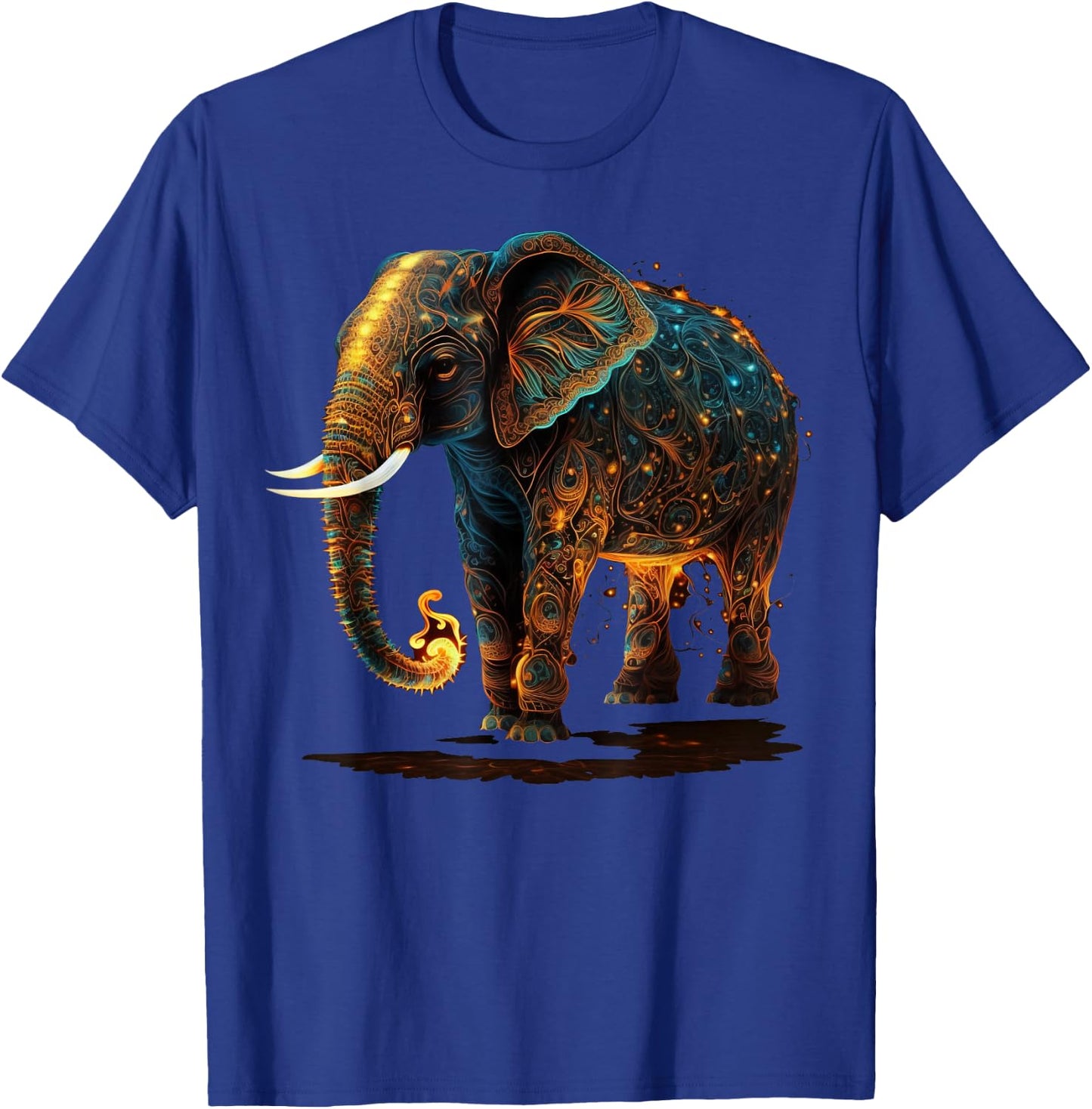 Cute Elephant Lover Animal on Elephant T-Shirt - T-Shirt | Royal