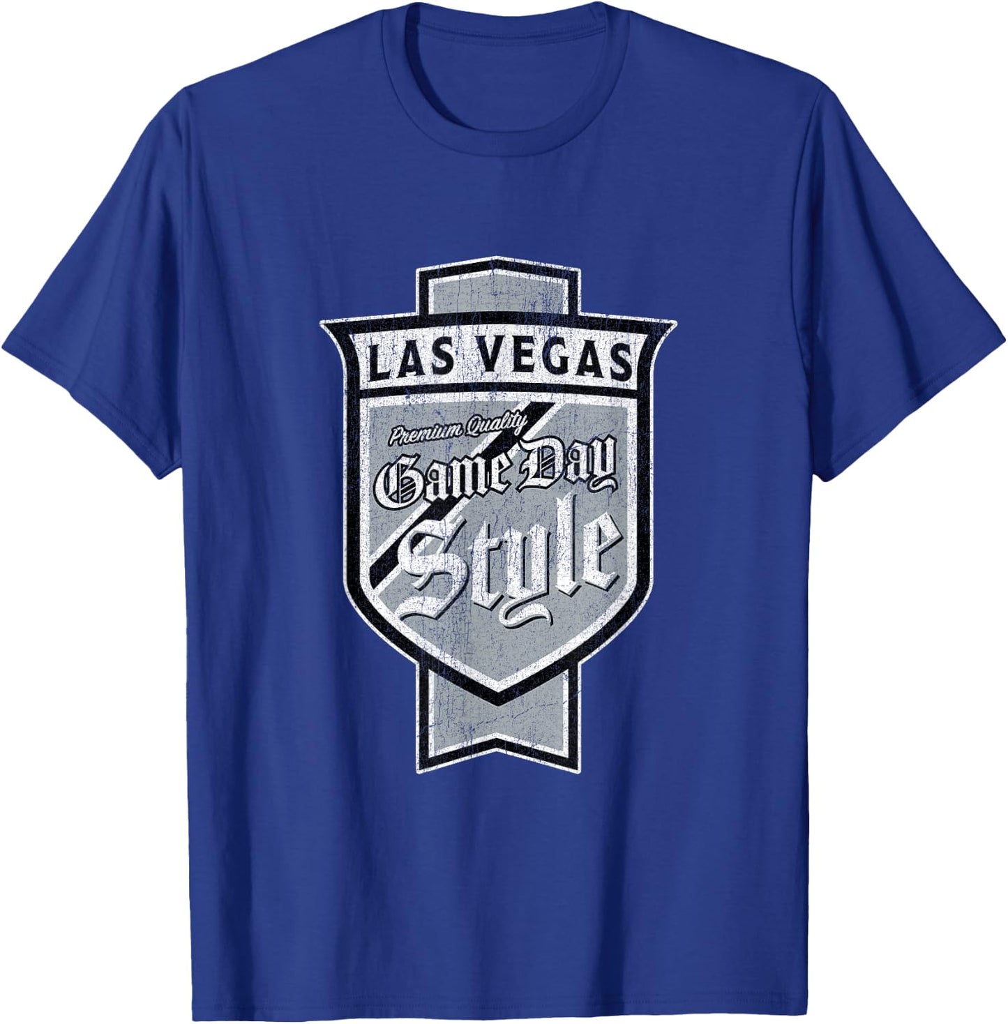Vintage Las Vegas Beer Label - Sin City Pride T-Shirt - T-Shirt | Royal