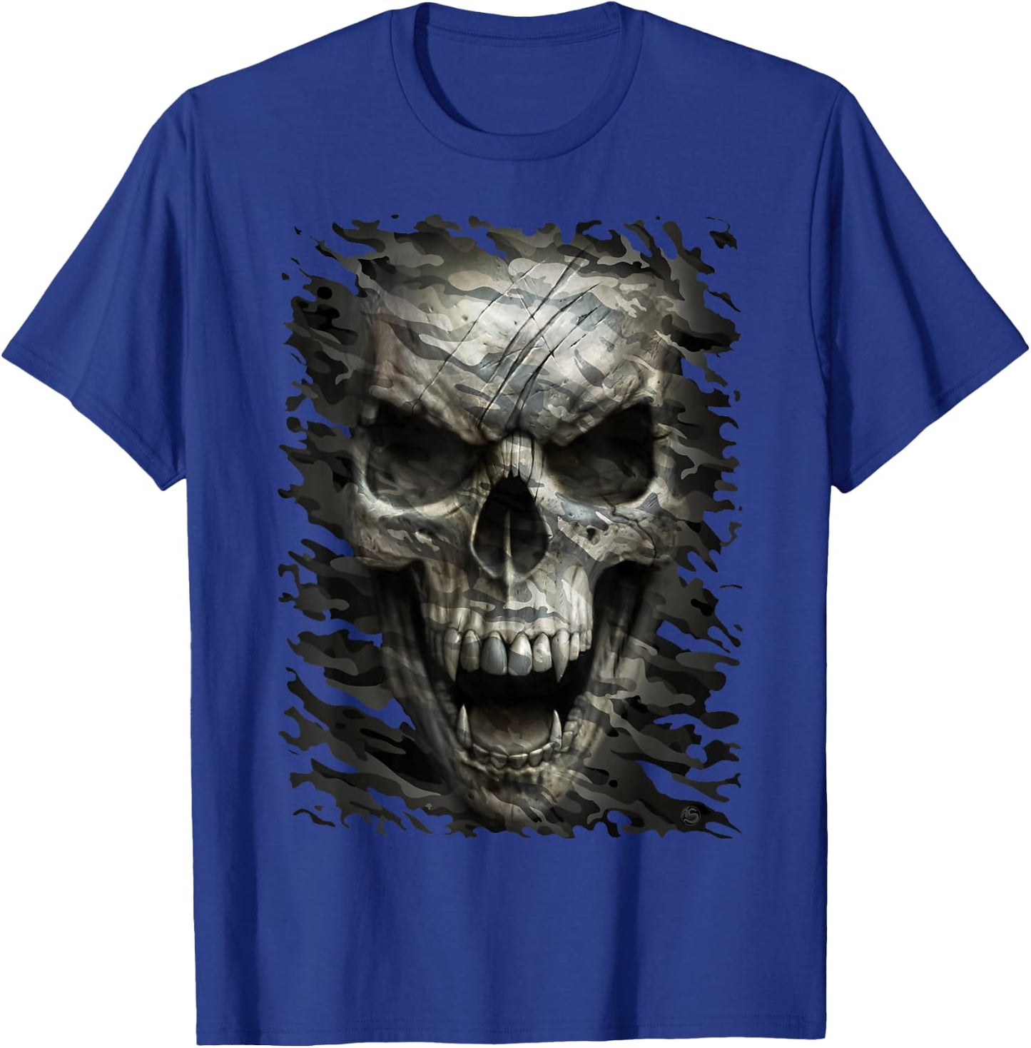 Spiral Original - Camo Reaper - Gothic Reaper T-Shirt - T-Shirt | Royal