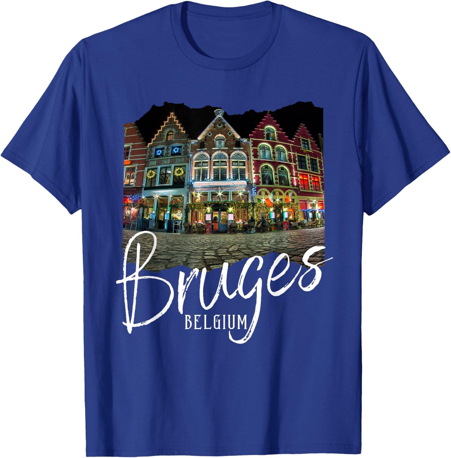 Christmas in Bruges Souvenir Belgium Bruges T-Shirt - T-Shirt | Royal