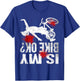 Funny Cyclist Crash Mountain Biker Cycling Is My Bike OK T-Shirt - T-Shirt | Royal