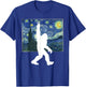 Bigfoot Starry Night T-Shirt - T-Shirt | Royal