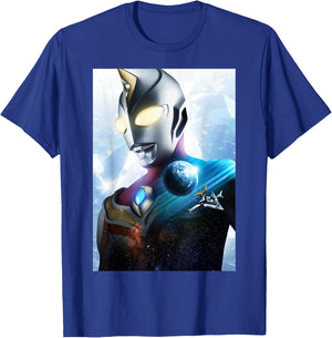 ULTRAMAN DYNA Poster Visual Design A T-Shirt - T-Shirt | Royal
