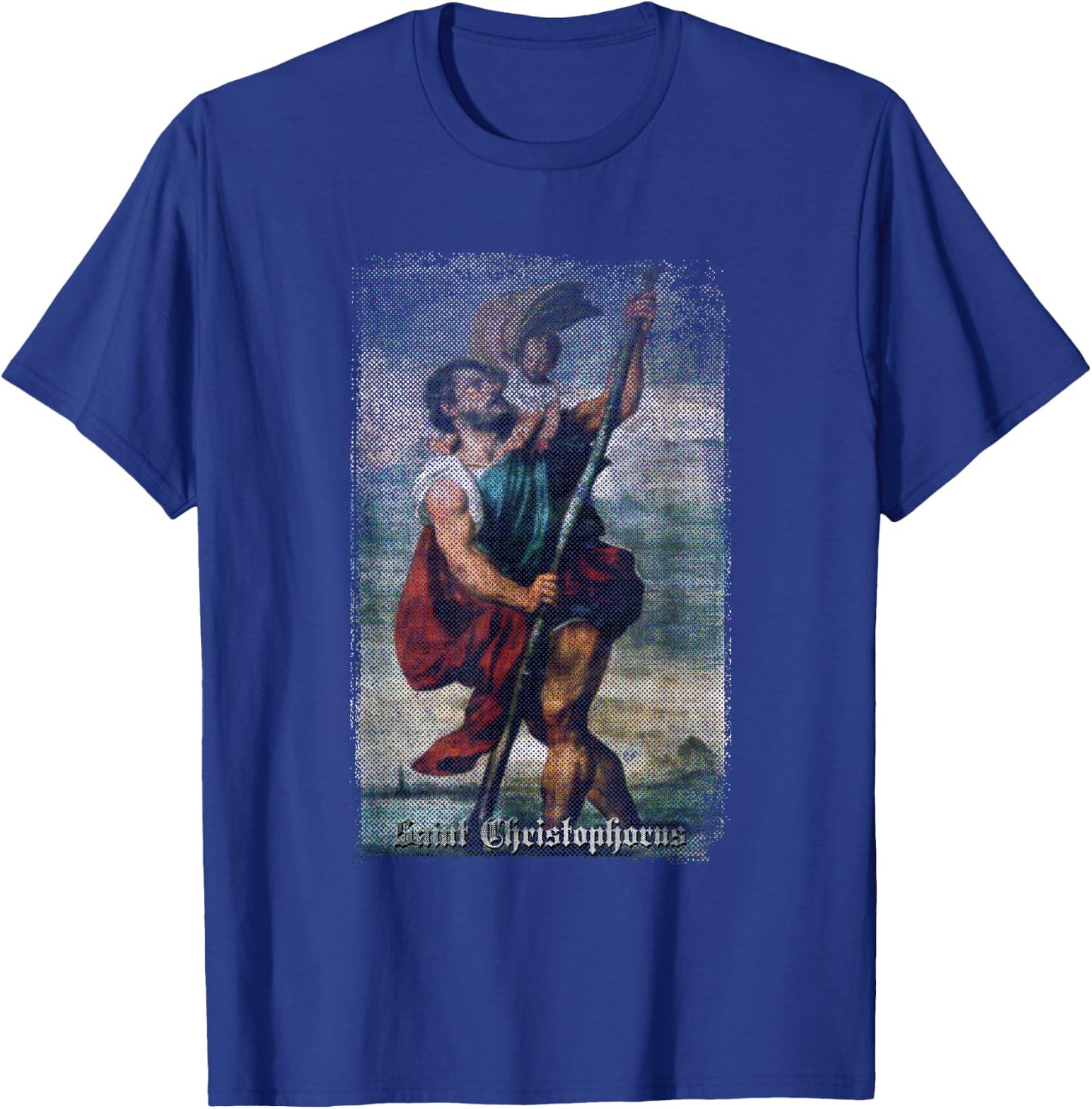 St Christopher - Patron Saint of Drivers T-Shirt - T-Shirt | Royal