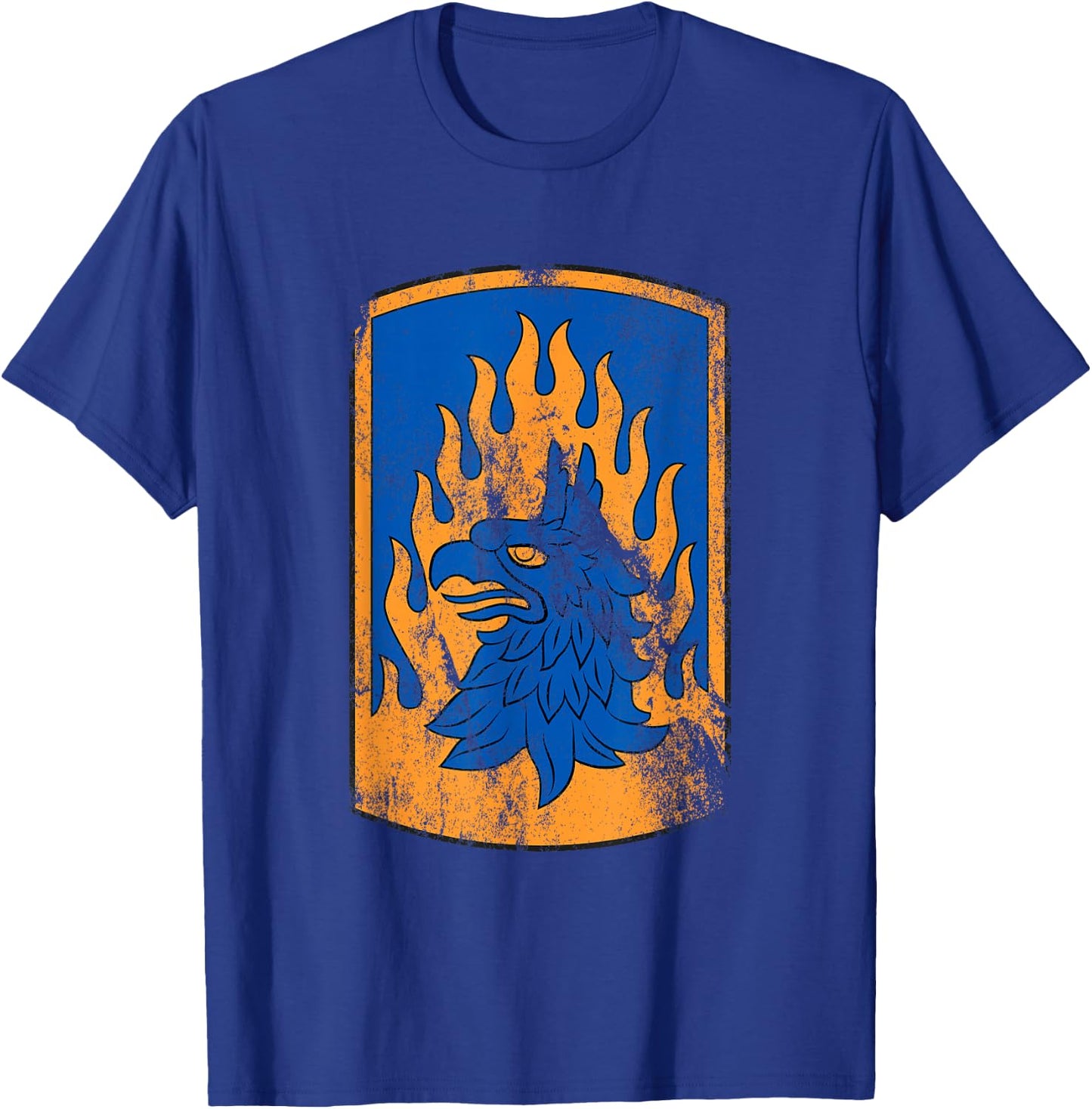 12th Combat Aviation Brigade Patch - 12th CAB Vintage T-Shirt - T-Shirt | Royal