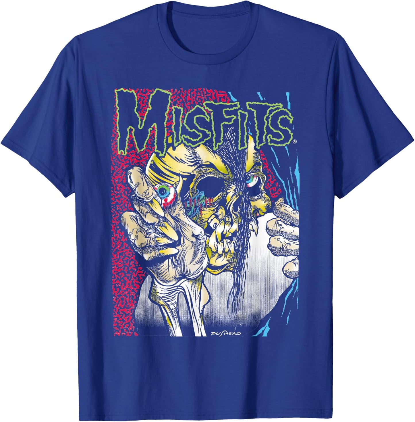 Misfits – Die Die Artwork T-Shirt - T-Shirt | Royal