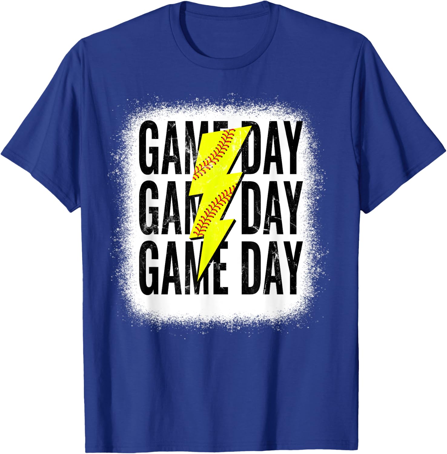 Softball Mom Leopard Game Day Mother's Day T-Shirt - T-Shirt | Royal