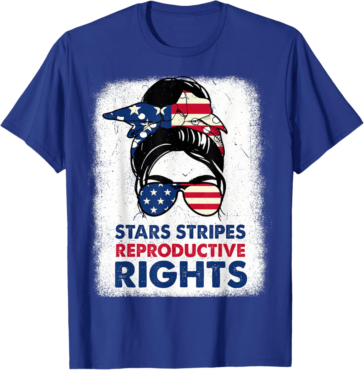 4th Of July Stars Stripes Reproductive Right Patriotic Women T-Shirt - T-Shirt | Royal