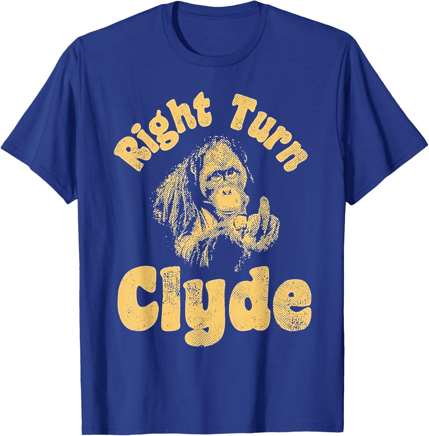 Right Turn Clyde T-Shirt - T-Shirt | Royal
