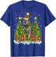 Xmas Tree Decoration Santa Border Terrier Dog Christmas T-Shirt - T-Shirt | Royal