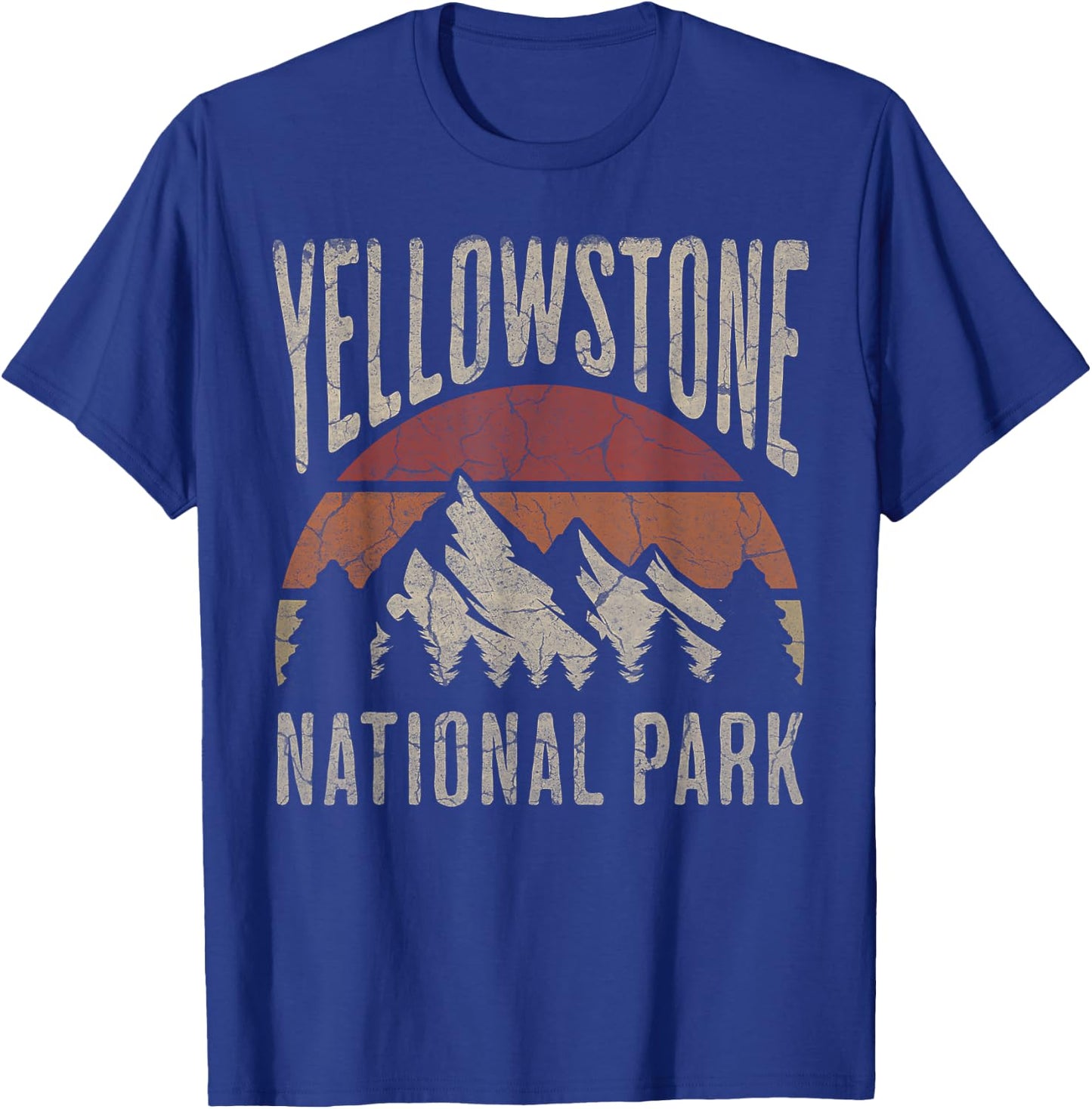 Yellowstone National Park Wyoming Nature Hiking Outdoors T-Shirt - T-Shirt | Royal