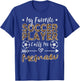 My Favorite Soccer Player Calls Me Memaw Leopard T-Shirt - T-Shirt | Royal