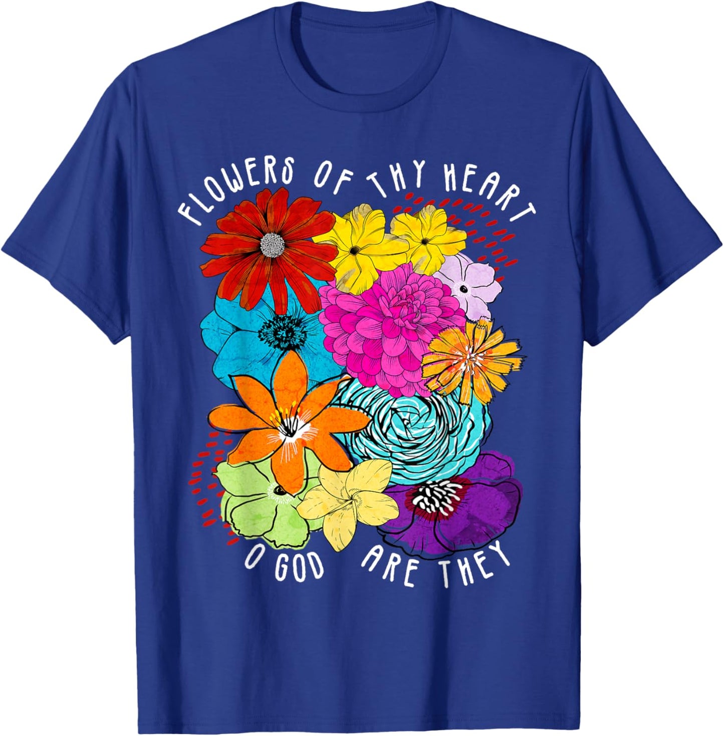 Flowers of Thy Heart Godspell Musical Theatre T-Shirt - T-Shirt | Royal