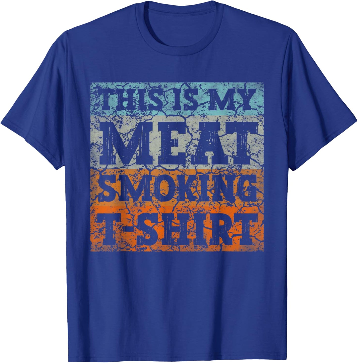 This Is My Meat Smoking Shirt Smoker BBQ Grilling Gift T-Shirt - T-Shirt | Royal