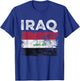Iraq Flag Distressed - Men Women Kids - Iraqi Flag T-Shirt - T-Shirt | Royal