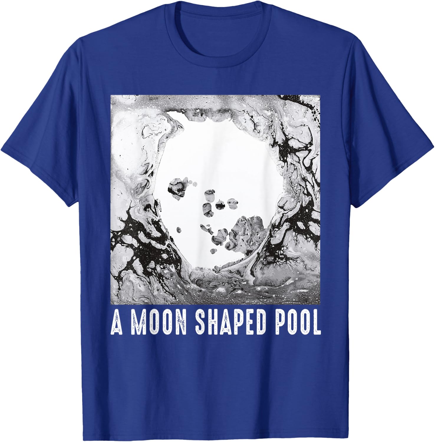 Vintage Radio Music 80s 90s Shaped Pool Outfits Moons Music T-Shirt - T-Shirt | Royal