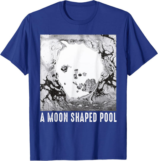 Vintage Radio Music 80s 90s Shaped Pool Outfits Moons Music T-Shirt - T-Shirt | Royal