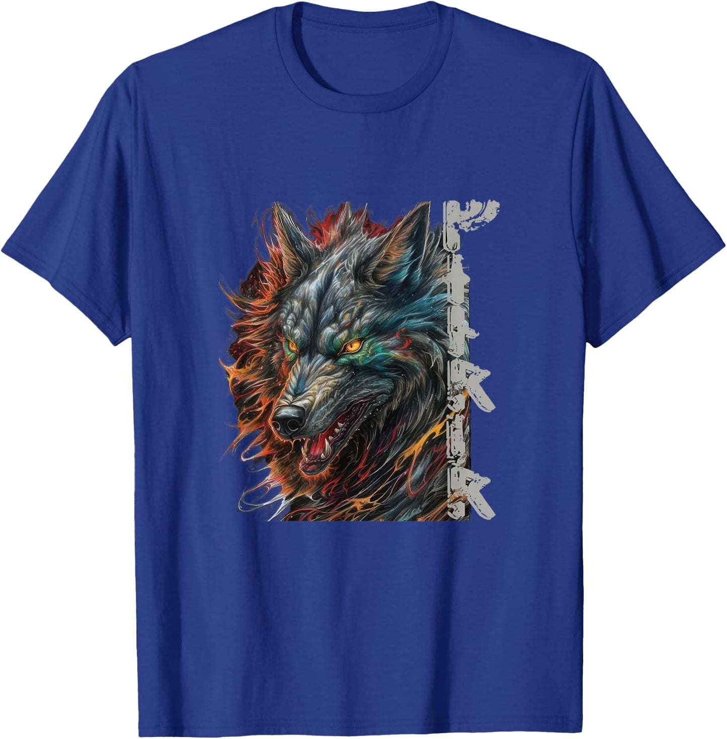 Wolf Fenriswolf Fenrir Viking Valhalla Runes T-Shirt - T-Shirt | Royal