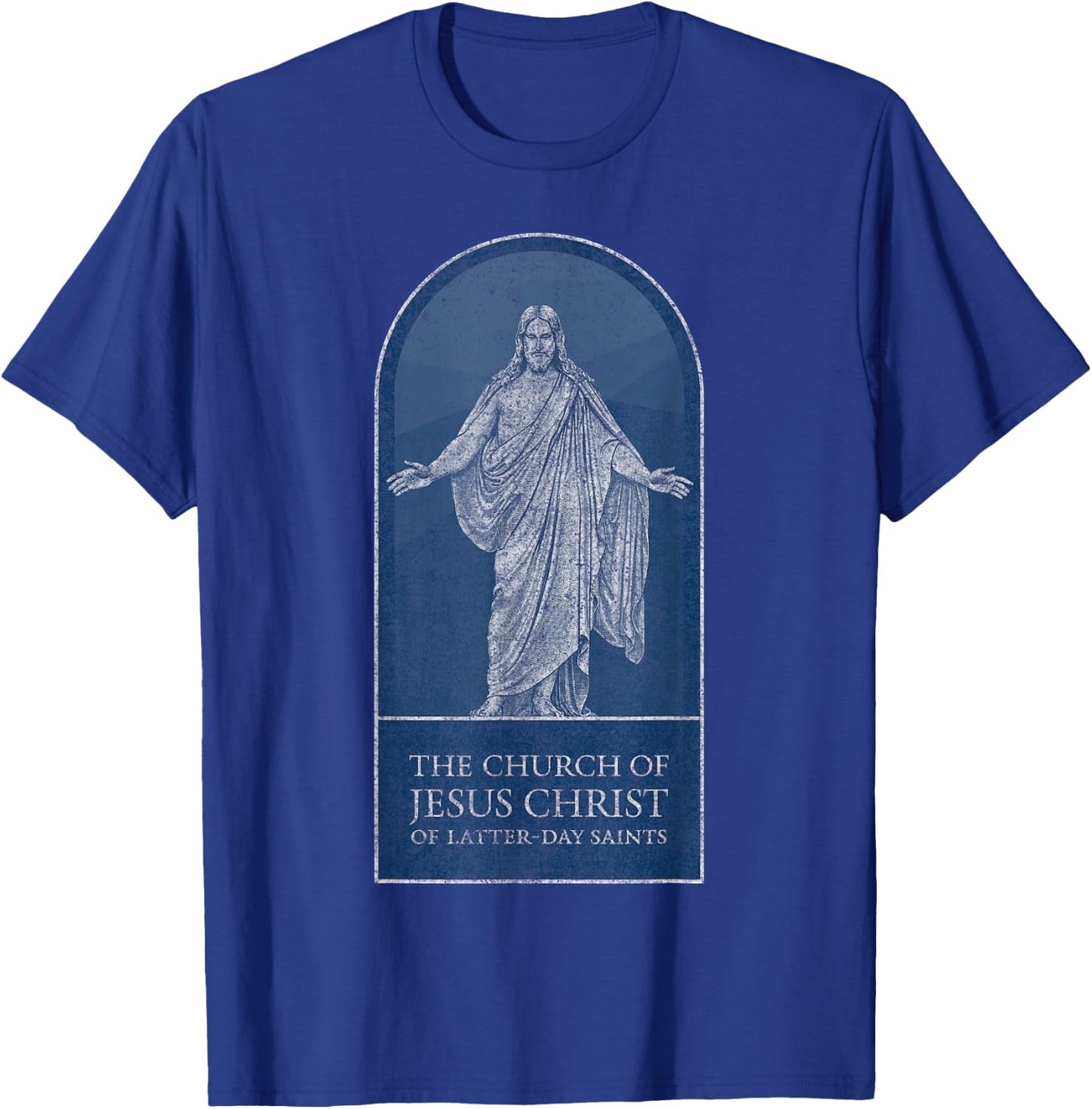 Mormon LDS Church of Jesus Christ of Latter-day Saints, Blue T-Shirt - T-Shirt | Royal