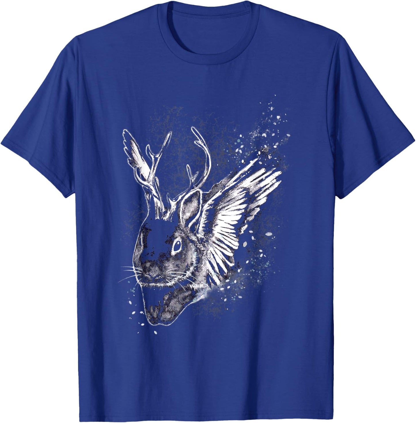 Wolpertinger Rabbit Deer Gothic Fantasy Fabulous Beauty T-Shirt - T-Shirt | Royal