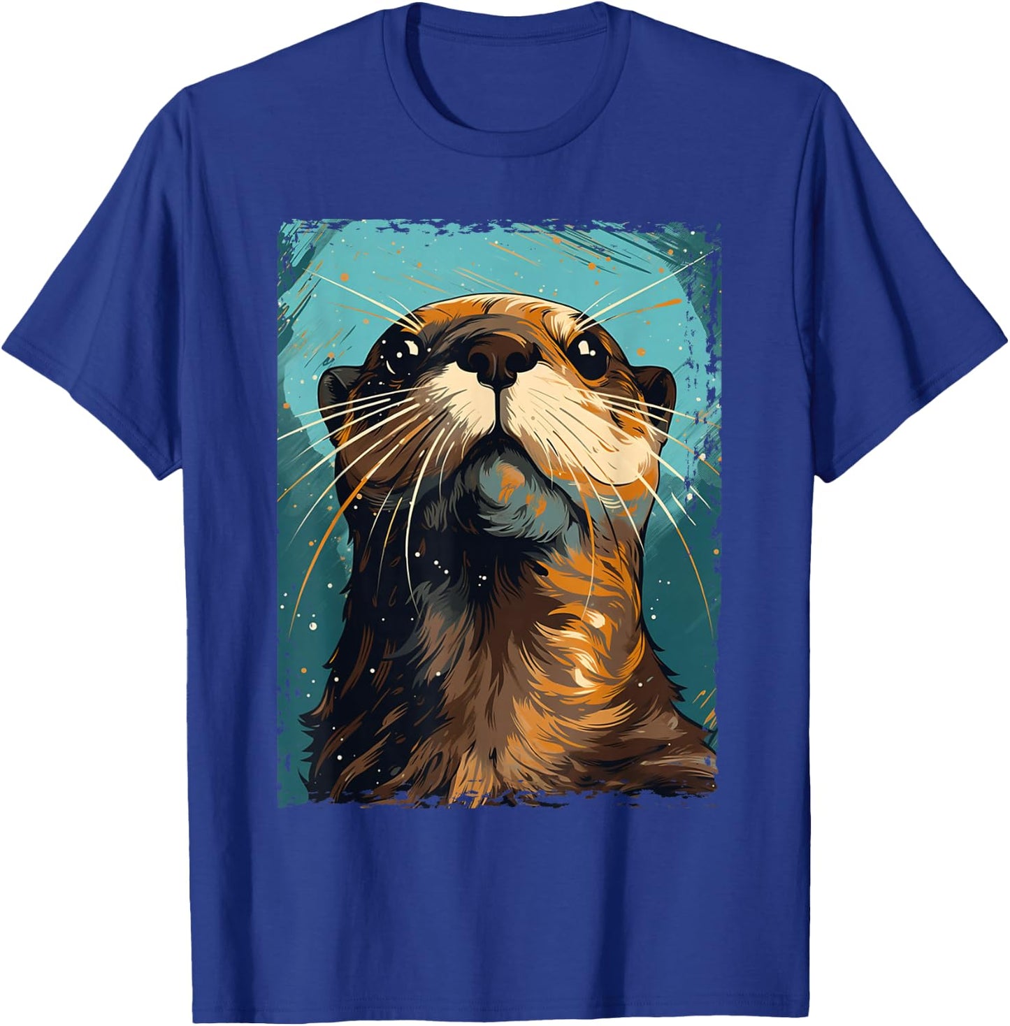 River Otter t Shirt for Boys & Girls Cute Otter Animal Funny T-Shirt - T-Shirt | Royal