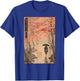 Ukiyo-e Eternal Tokyo Rain Japanese T-Shirt - T-Shirt | Royal
