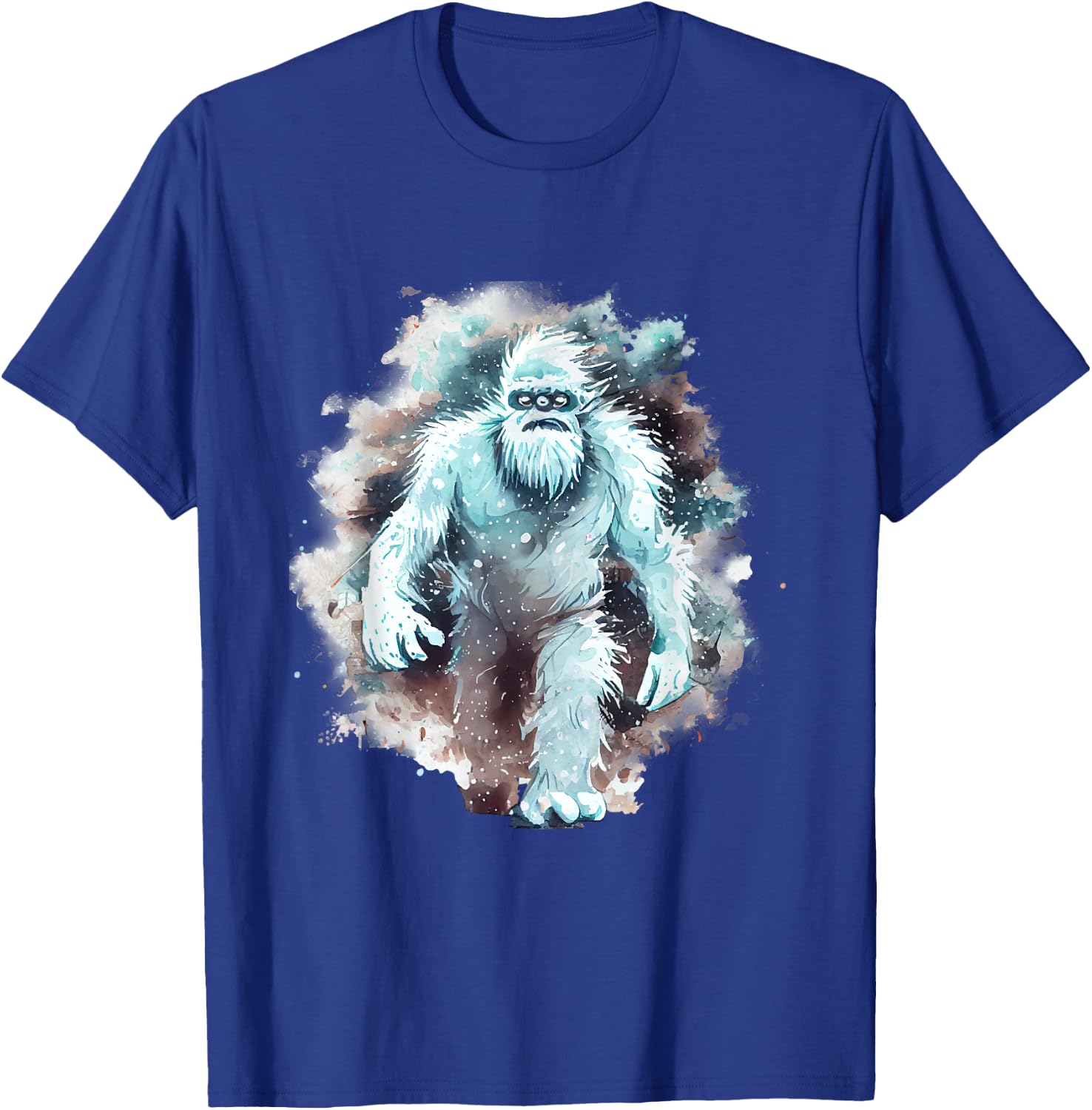 Mythical Yeti Legend Abominable Snowman T-Shirt - T-Shirt | Royal