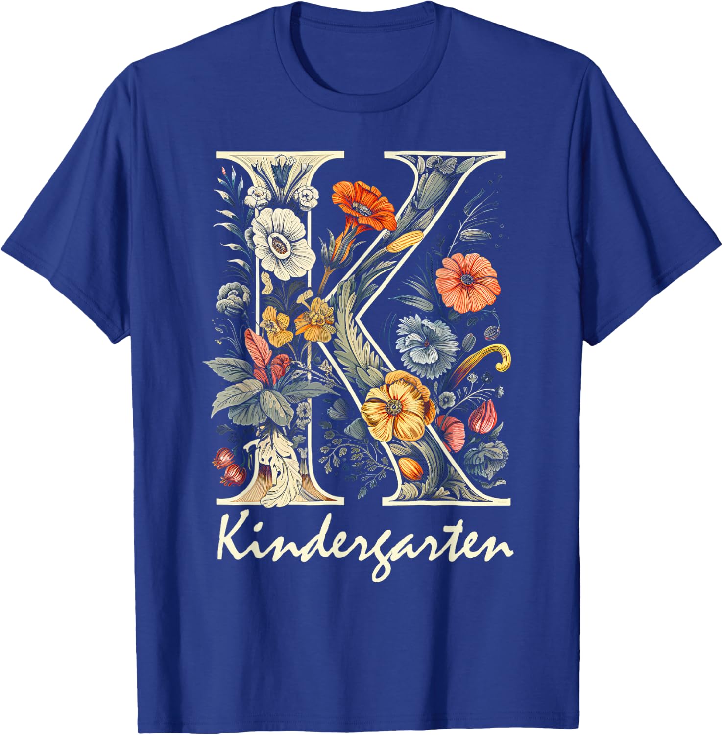 Kindergarten Teacher First Day of School Back to School Kids T-Shirt - T-Shirt | Royal