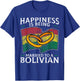 Bolivian Marriage Bolivian Married Flag Wedded Culture T-Shirt - T-Shirt | Royal