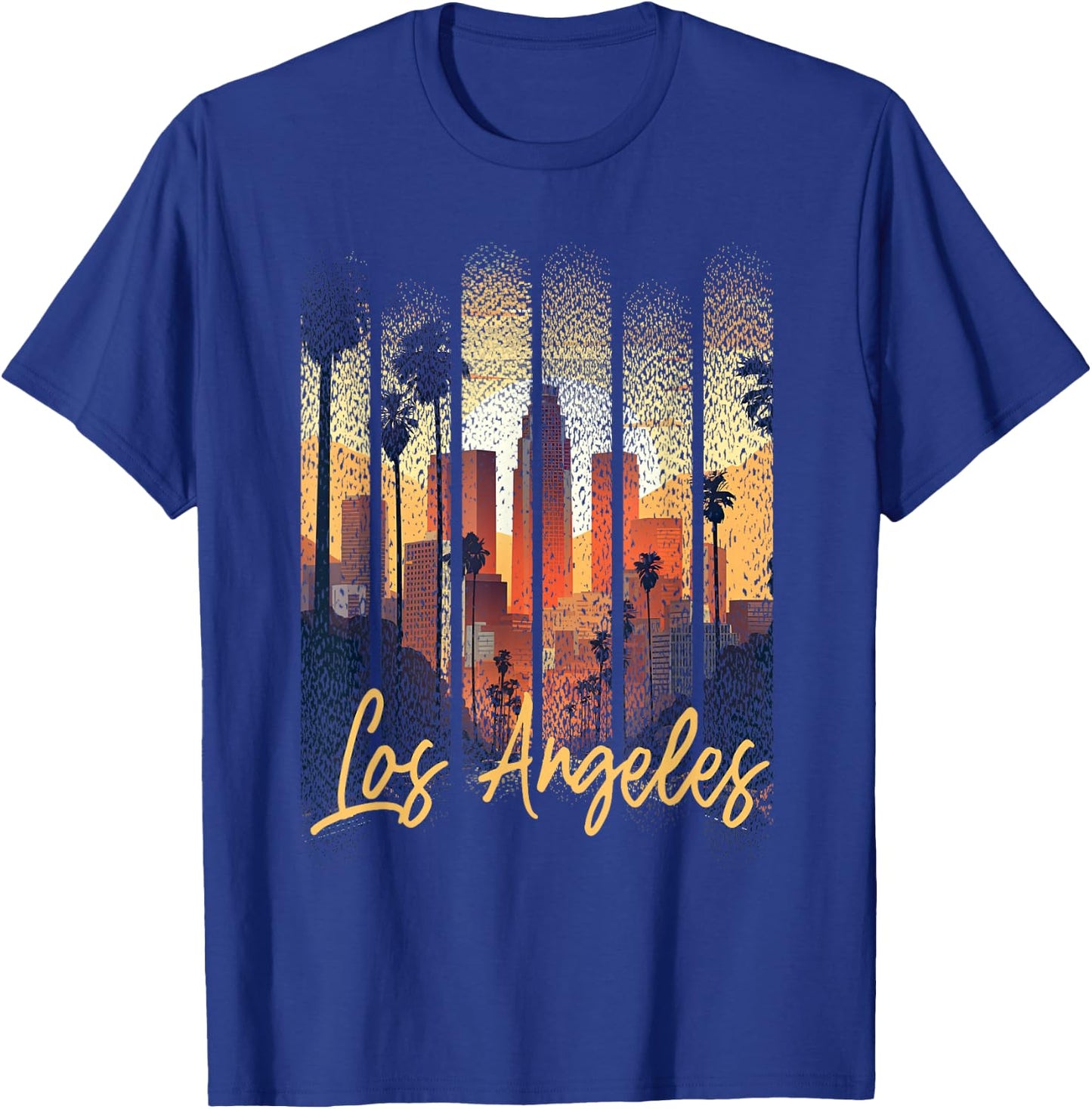 Los Angeles California City Downtown Skyline California L.A. T-Shirt - T-Shirt | Royal