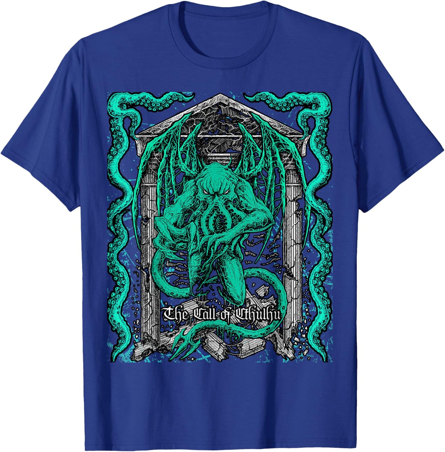 Cthulhu Tentacle Sea Monster Mythological Creature Cryptid T-Shirt - T-Shirt | Royal