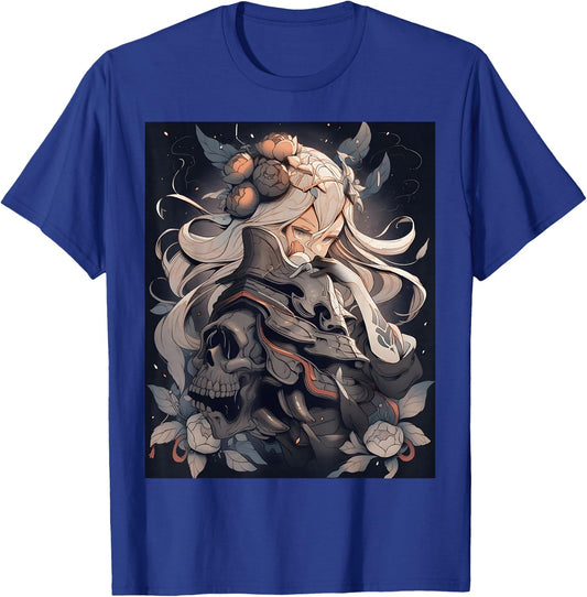 Rockabilly Style 80s Cartoon Anime Japanese Women Kids T-Shirt - T-Shirt | Royal