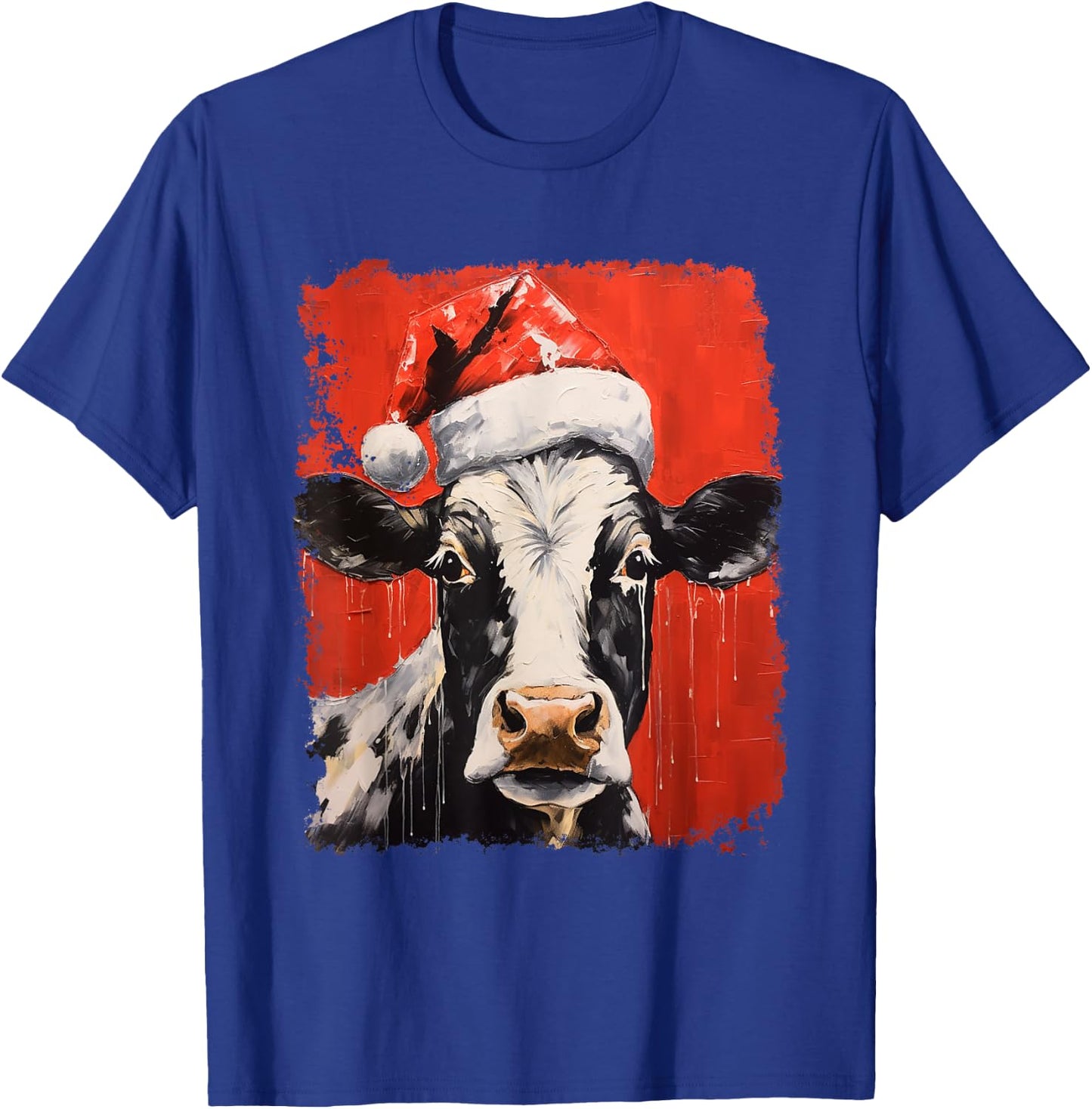 Farm Animals Christmas T-Shirt - T-Shirt | Royal