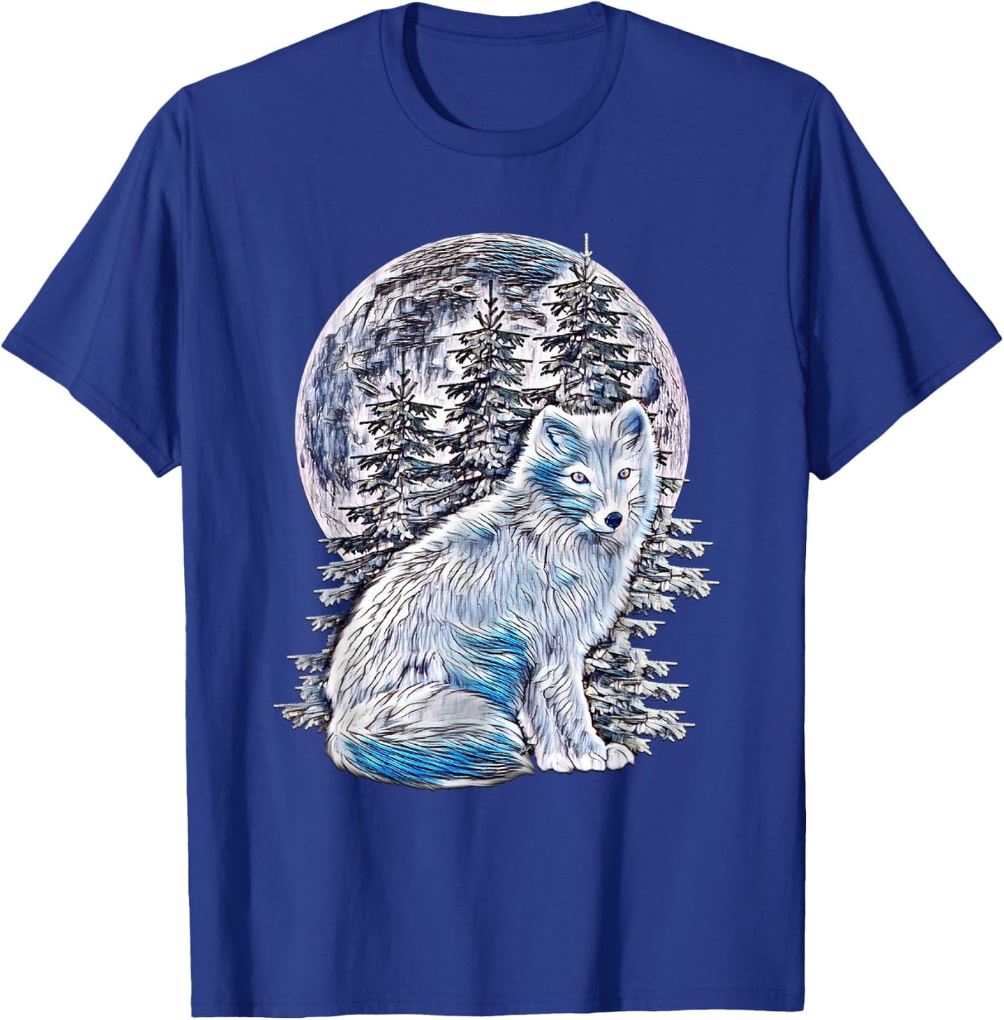 Arctic Ice Fox T-Shirt - T-Shirt | Royal