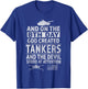 Armor - 8th Day God Created Tankers, Devil stood at ... T-Shirt - T-Shirt | Royal