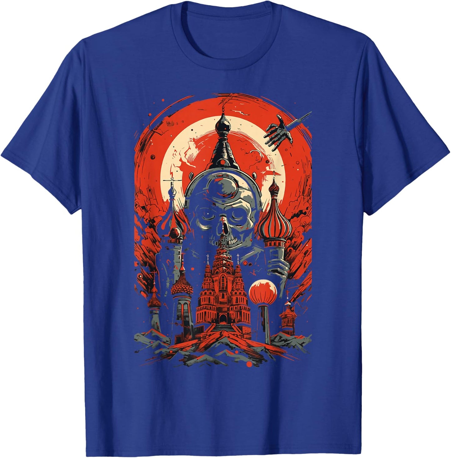 Scary Kremlin SOVI8 Vintage Propaganda. T-Shirt - T-Shirt | Royal