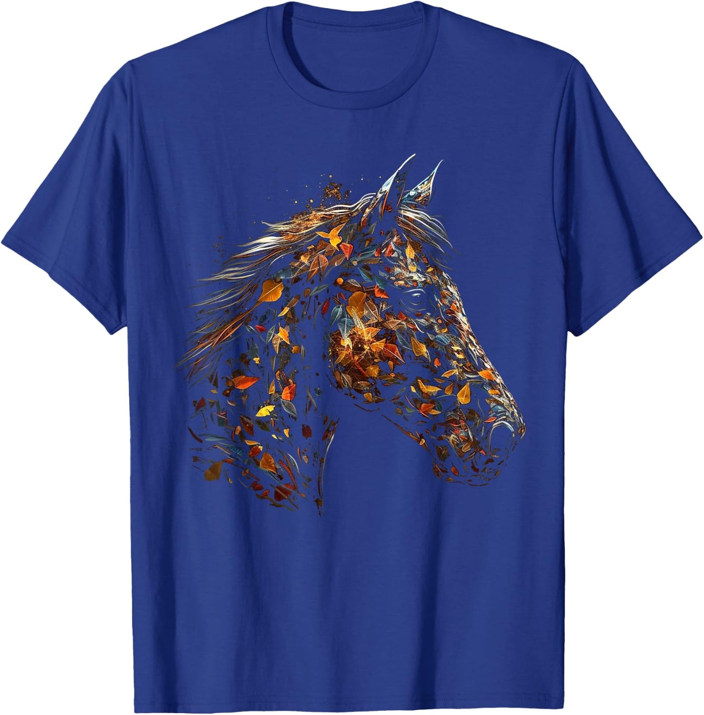 Horse Animal Riding Horse Motif – Art Horse T-Shirt - T-Shirt | Royal