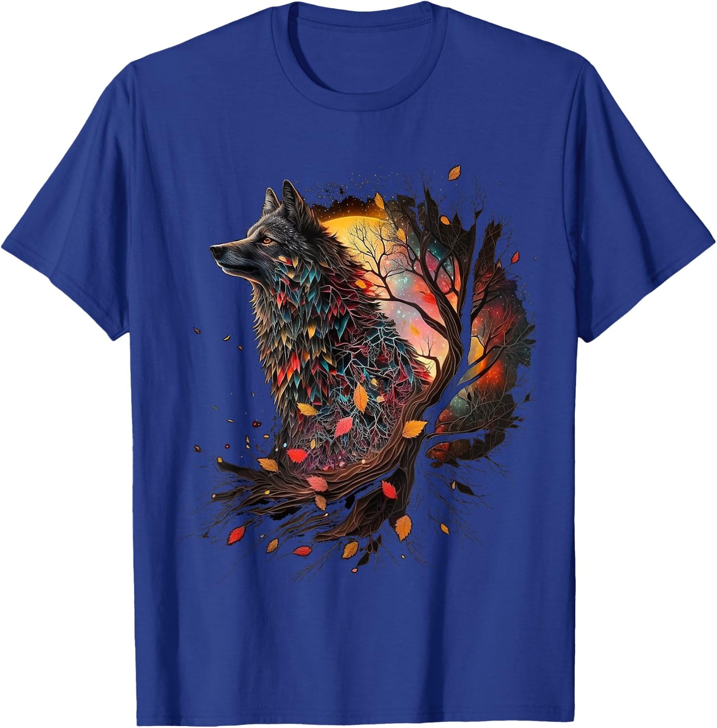 Wolf animal lovers, animal wolf T-Shirt - T-Shirt | Royal