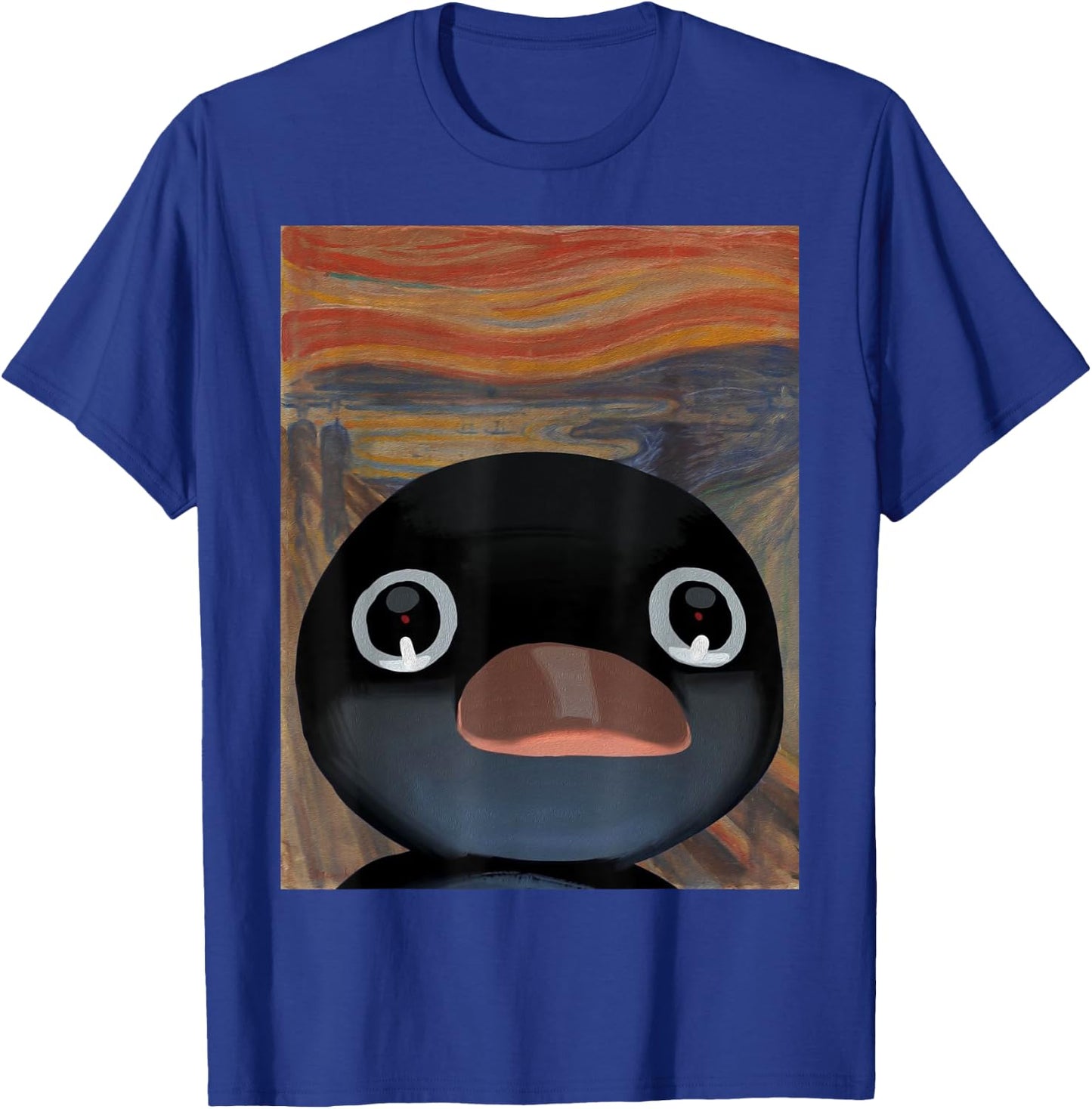 Penguin noot Scream Funny Penguin Meme T-Shirt - T-Shirt | Royal