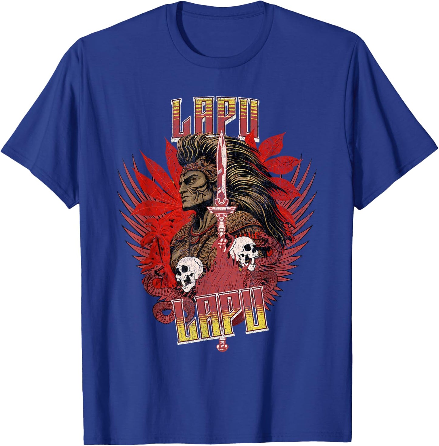 Lapulapu, Lapu Lapu Ancient Filipino Warrior Graphic Art T-Shirt - T-Shirt | Royal
