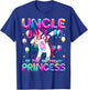 Uncle of the Birthday Princess Girl Dabbing Unicorn Uncle T-Shirt - T-Shirt | Royal