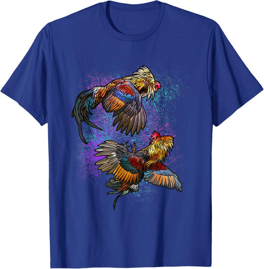 Peleas De Gallos Cockfighter Game Fowl Cockfighting Rooster T-Shirt - T-Shirt | Royal