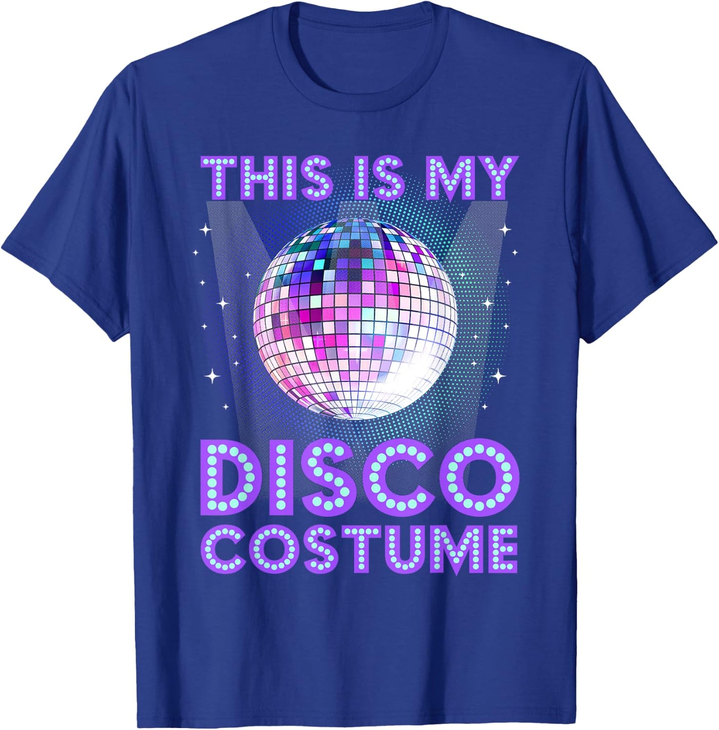 80s Disco Art Women 70s Ball Costume Disco Dance T-Shirt - T-Shirt | Royal