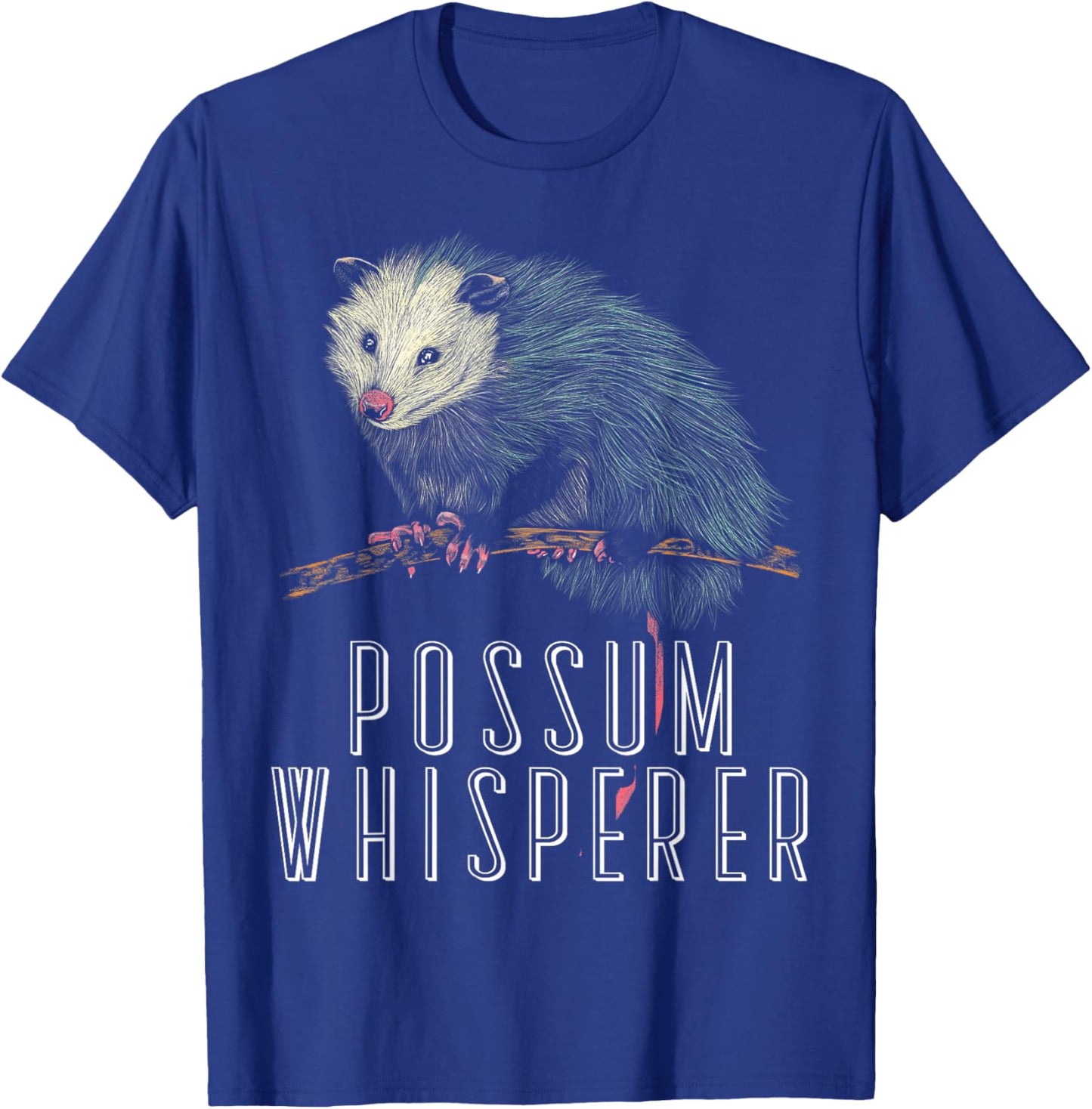 Possum Whisperer Street Cat Opossum Lover T-Shirt - T-Shirt | Royal
