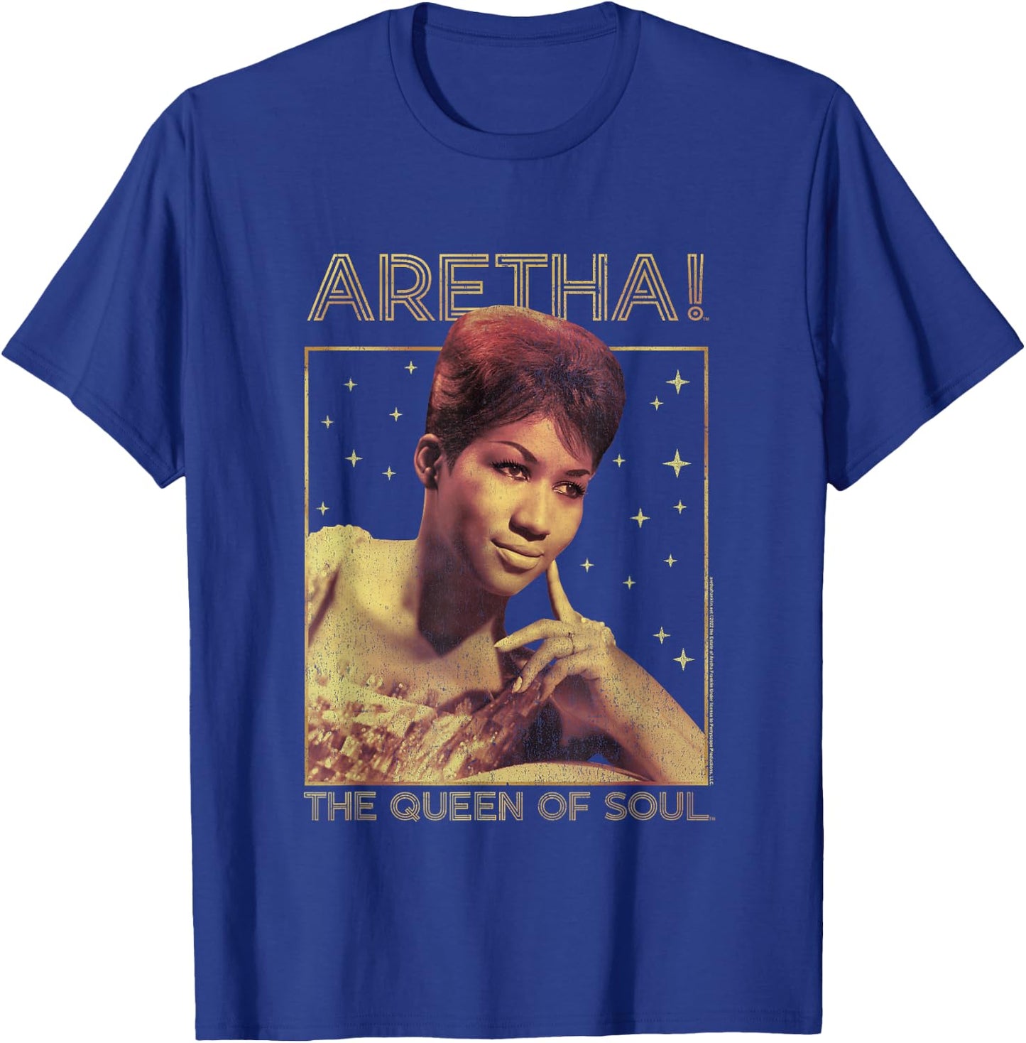 Aretha Franklin Portrait of a Queen T-Shirt - T-Shirt | Royal