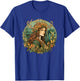 Art Nouveau Female Druid Adventurer Wanderer Nature Roleplay T-Shirt - T-Shirt | Royal