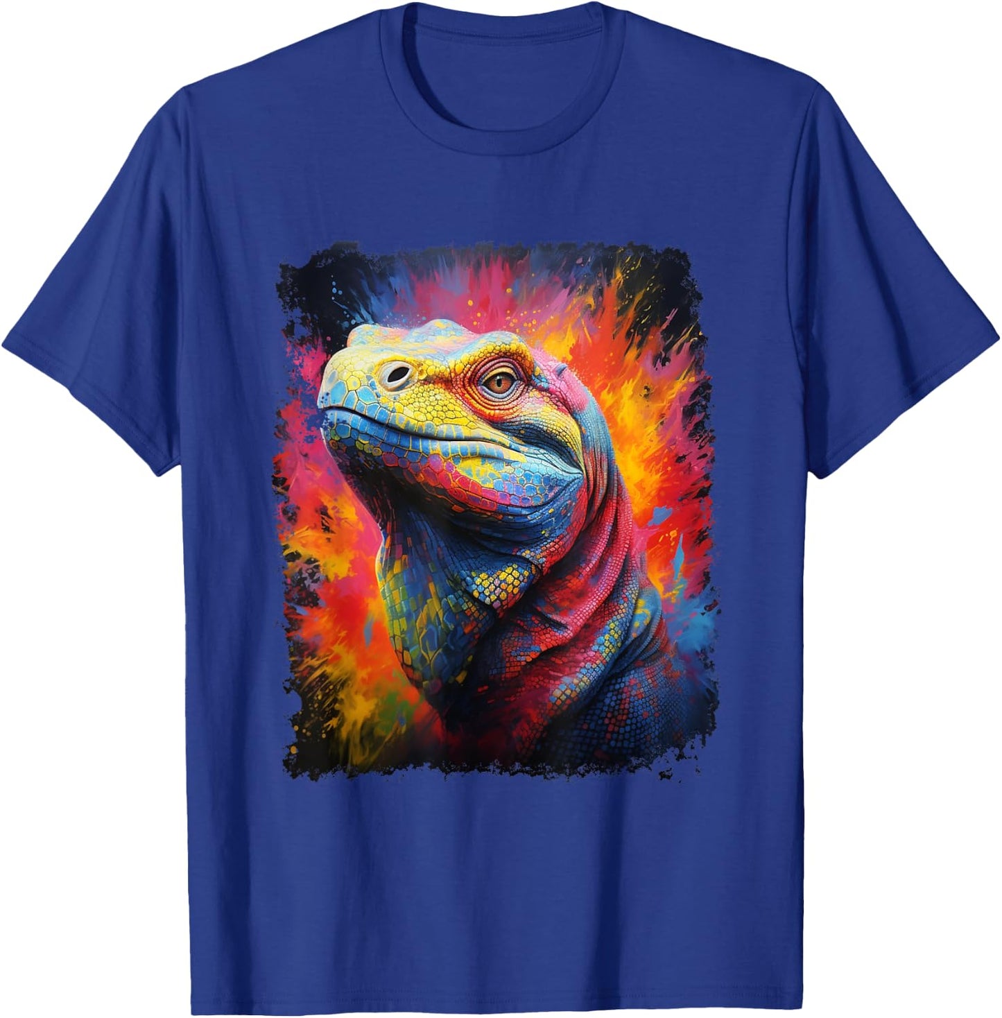 Pop Art Komodo Dragon T-Shirt - T-Shirt | Royal
