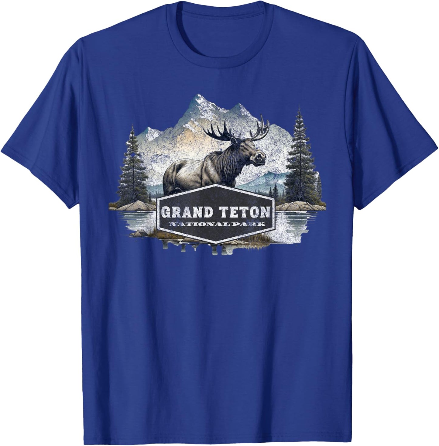 Grand Teton National Park T-Shirt - T-Shirt | Royal